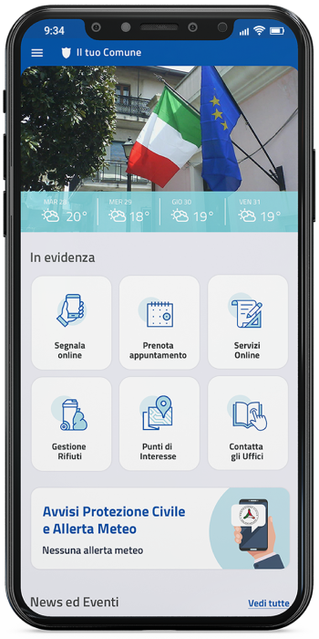 APP del comune home generica